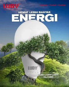 tips hemat listrik Lampu bohlamp LED Classic Luby