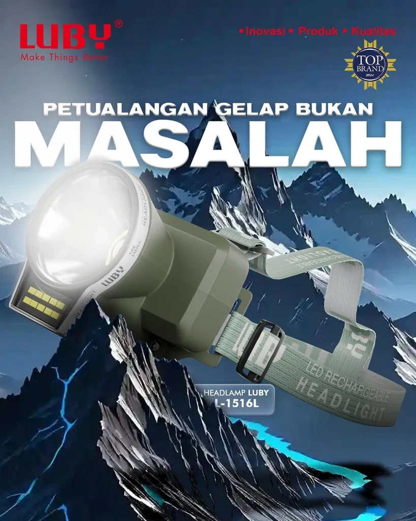headlamp luby rekomendasi senter kepala