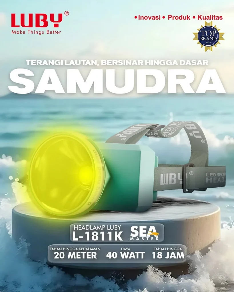 Headlamp diving Luby L-1811