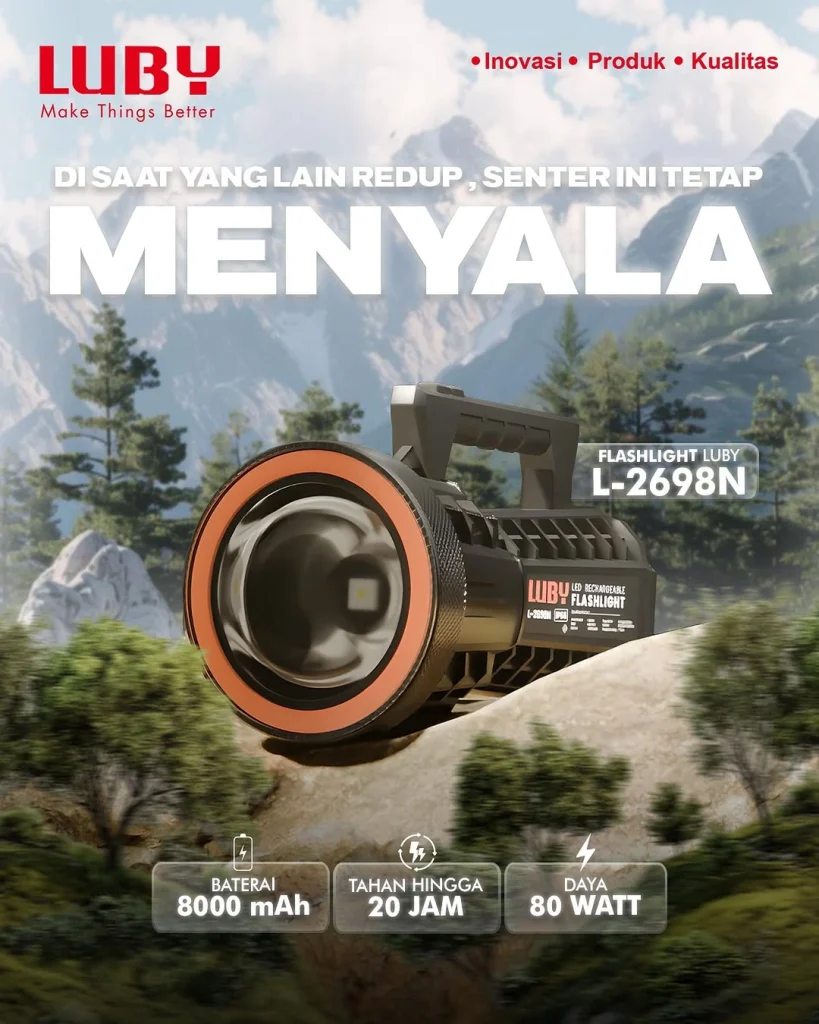 Senter Besar LUBY L-2698N & L-2696N