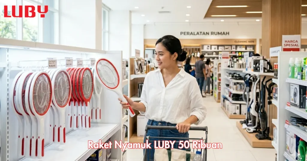 Daftar Harga Raket Nyamuk LUBY 50 Ribuan Terbaik, Awet & Hemat Baterai