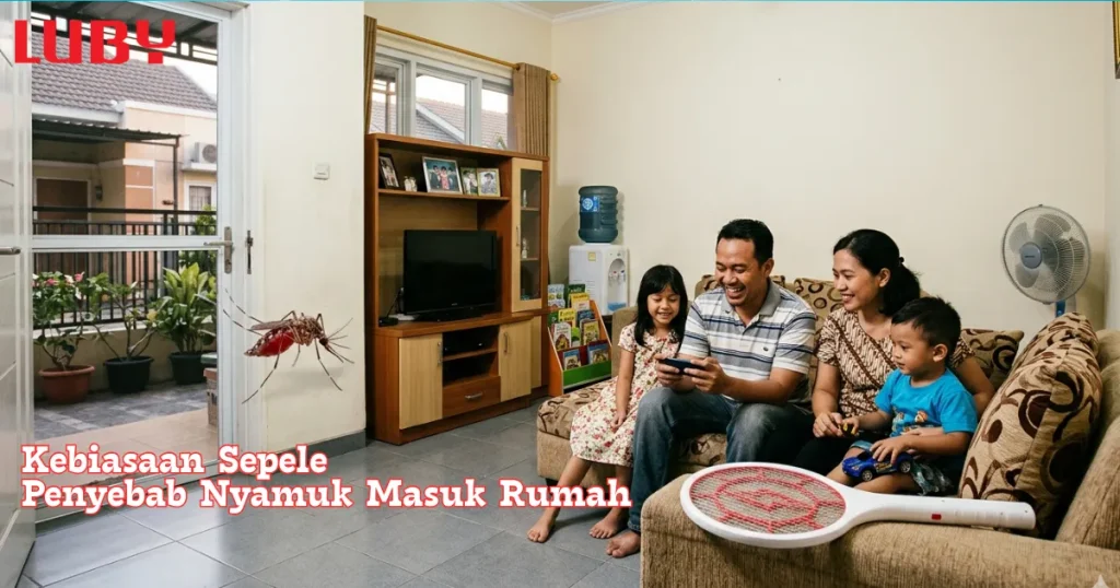 Kebiasaan Sepele Penyebab Nyamuk Masuk Rumah yang Sering Tidak Disadari