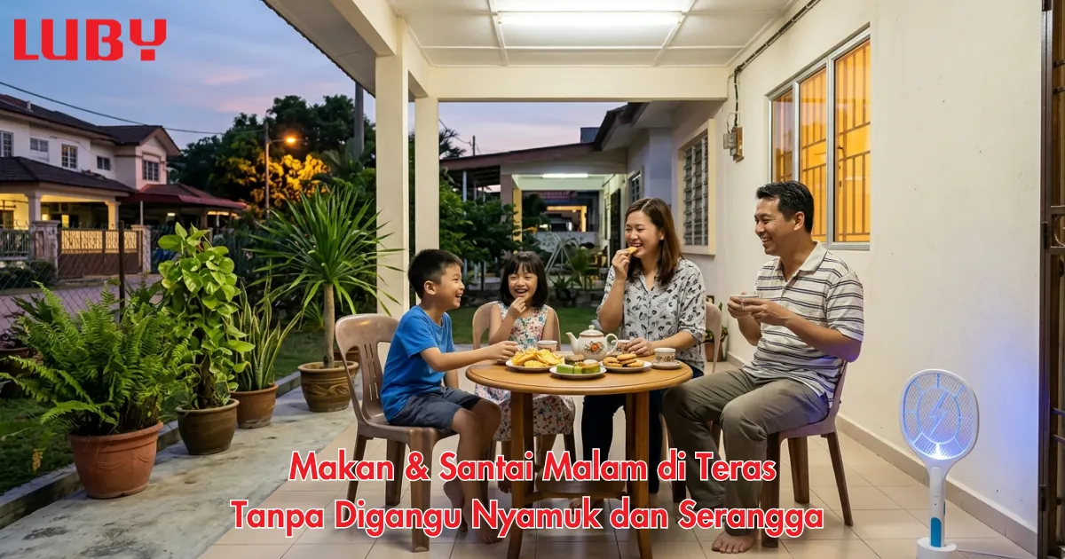 Makan & Santai Malam di Teras Cara Mengusir Nyamuk dan Serangga Tanpa Merusak Suasana