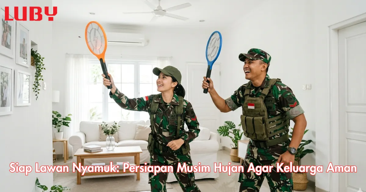 Siapkan Raket Nyamuk Waspada, Nyamuk Mulai Agresif Saat Musim Hujan