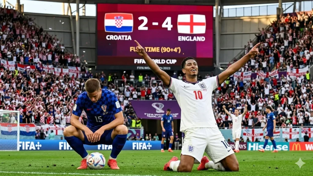 Inggris Berhasil Tundukan Kroasia, The Real Kuda Hitam Nonton Pildun Dengan Set Top Box LUBY