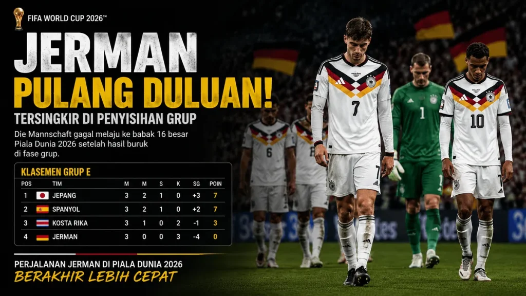 Jerman Belanda Pulang Duluan Banyak Kejutan di Piala Dunia 2026, Nonton Gratis Pakai STB LUBY