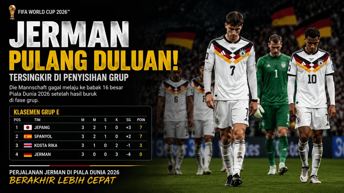 Jerman Belanda Pulang Duluan Banyak Kejutan di Piala Dunia 2026, Nonton Gratis Pakai STB LUBY