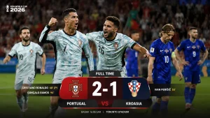 Hasil Portugal vs Kroasia 2-1 Drama Ramos & Ronaldo, Rahasia Nonton Siaran Langsung Bebas Semut di Rumah
