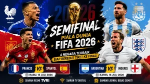 Semifinal Piala Dunia 2026 Segera Mulai, jangan Sampai Lupa