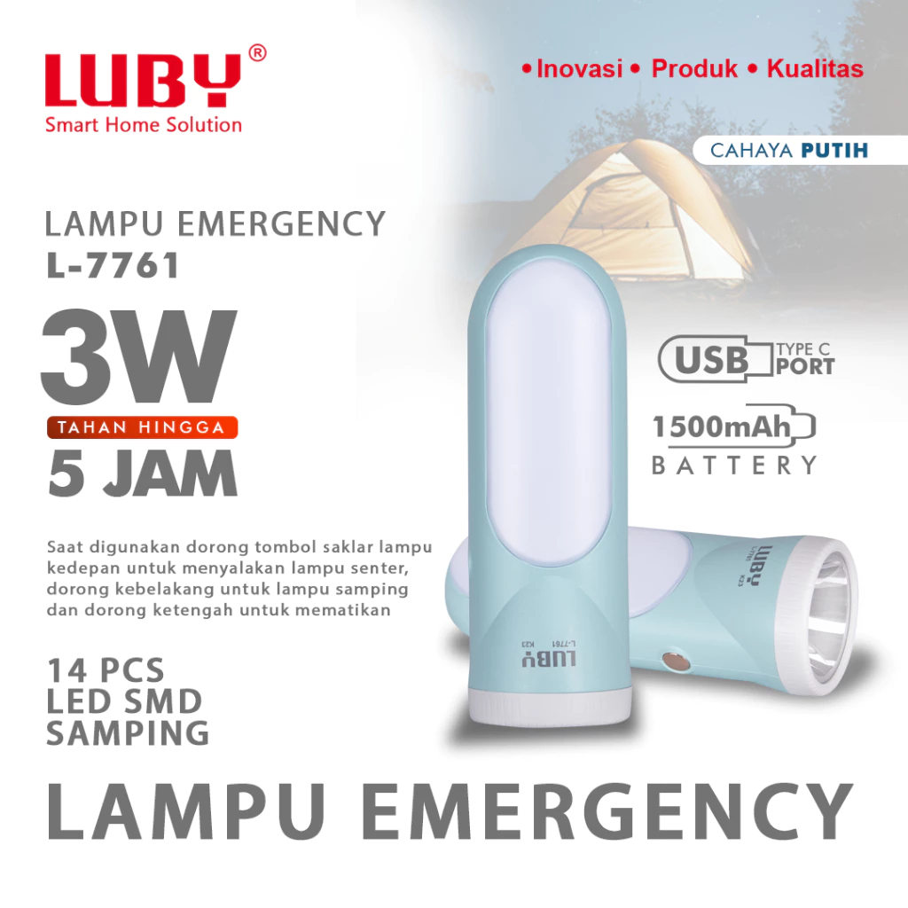 emergency light luby L-7761