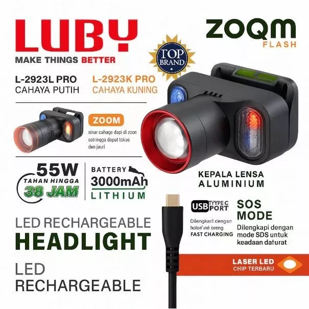 headlamp zoom L-2923 pro