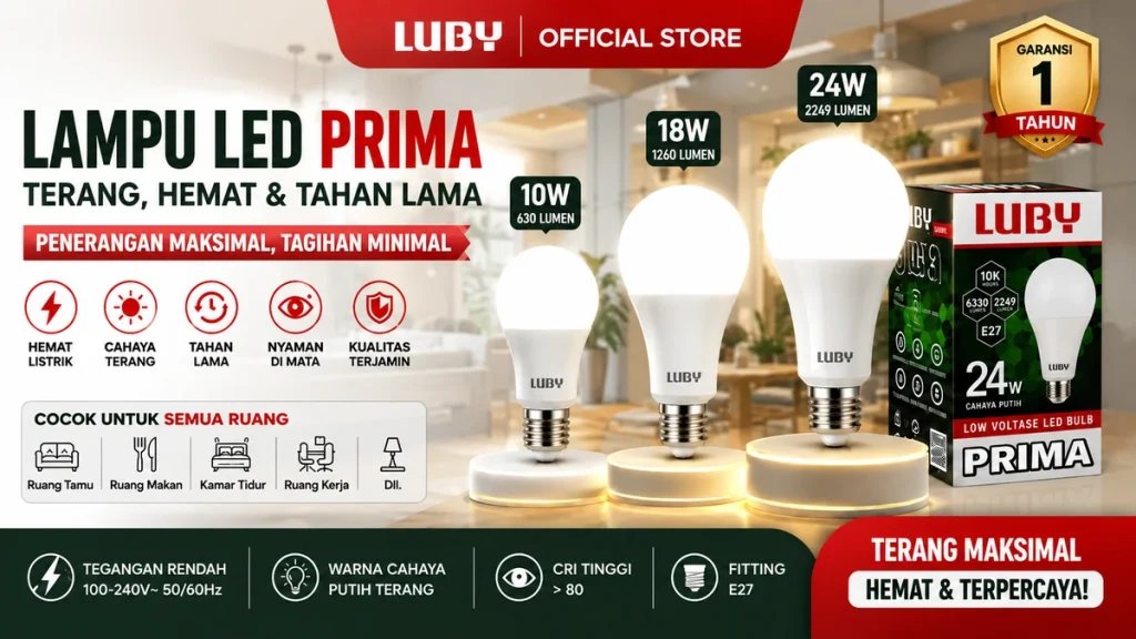 LUBY lampu led Prima BULB