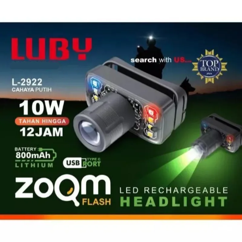 headlamp senter kepala luby L-2922