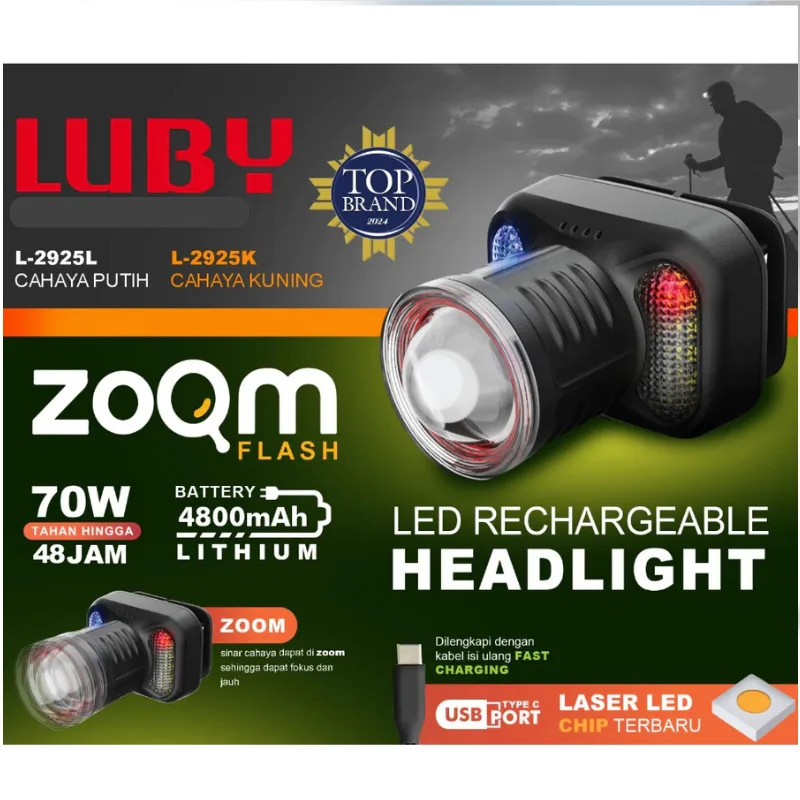headlamp senter kepala luby L-2925 pro (2)