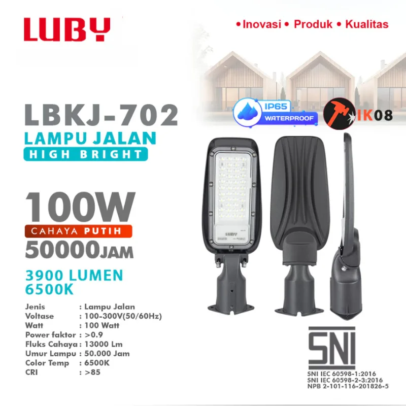 lampu jalan luby lbkj 702 100watt