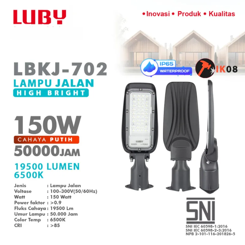 lampu jalan luby lbkj 702 150watt