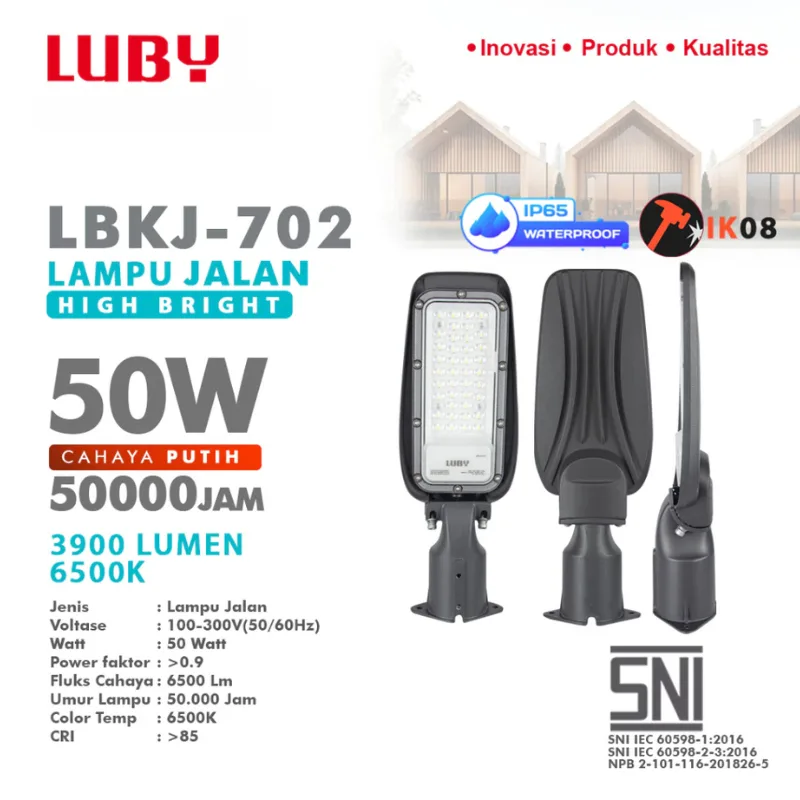 lampu jalan luby lbkj 702 50watt