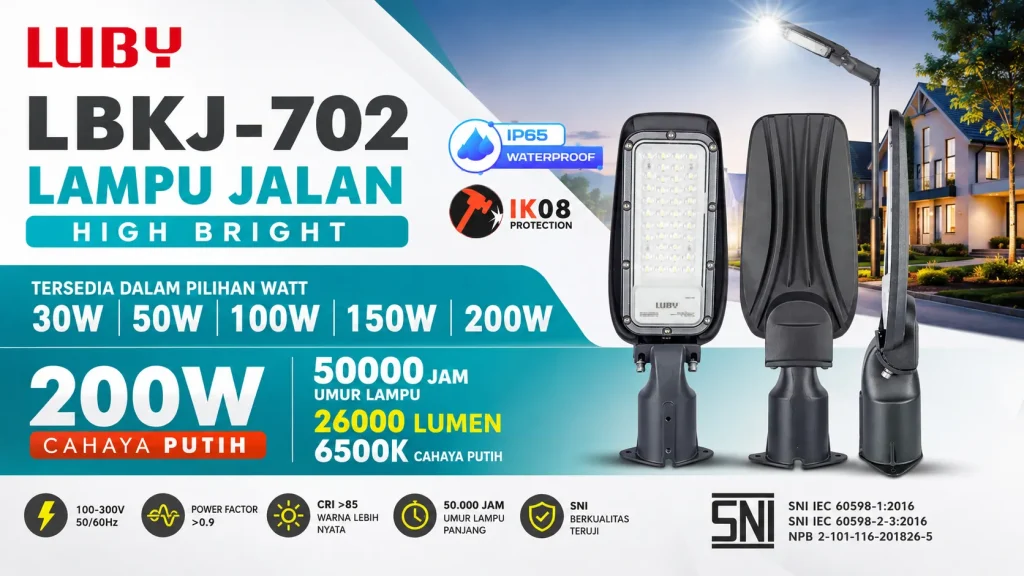 luby lampu jalan LED lbkj 702