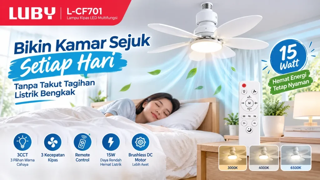 Cara Bikin Kamar Sejuk Setiap Hari Tanpa Takut Tagihan Listrik Bengkak