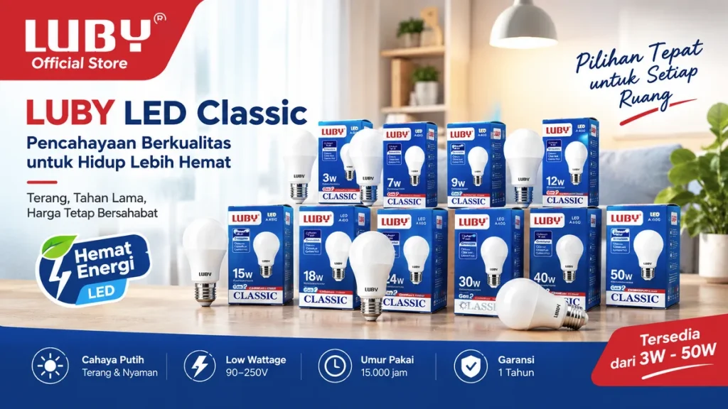 Strategi Pangkas Pengeluaran Tips Hemat Bulanan dengan Lampu LED Luby Classic