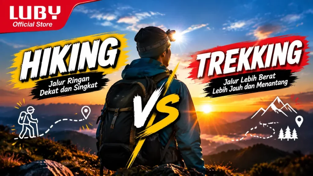 Perbedaan Hiking dan Trekking Durasi, Jalur, Persiapan, dan Perlengkapannya